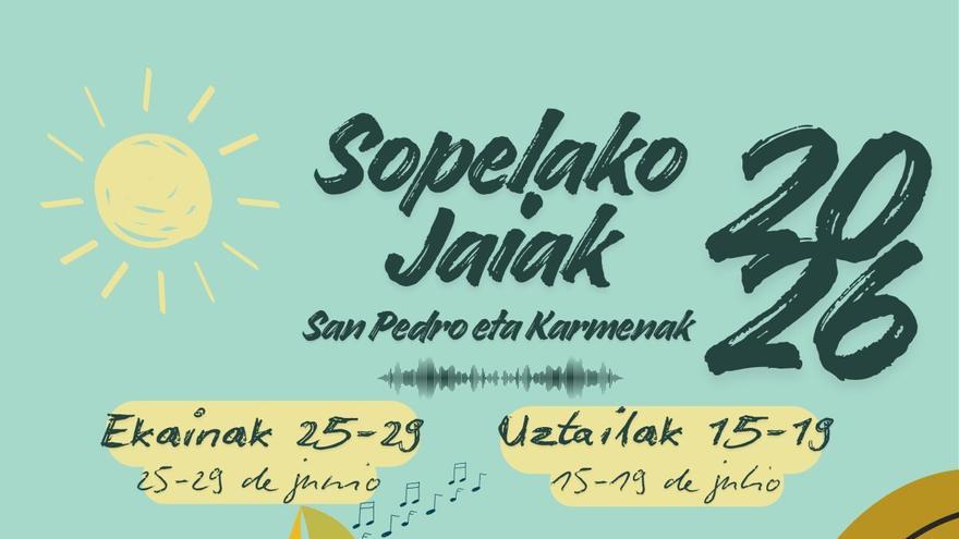 Jaietako musika-egitaraua aurkeztu du Sopelak
