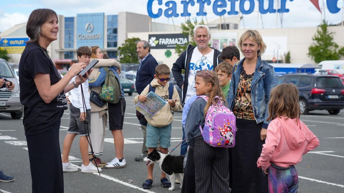 Despedida de los niños ucranianos después de pasar el verano en Vitoria