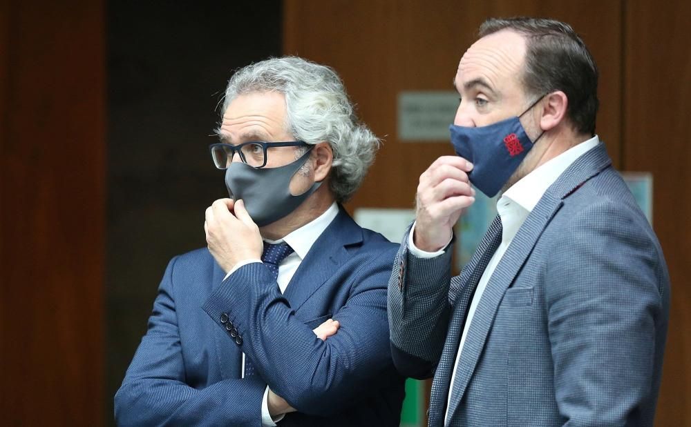 Pleno del Parlamento de Navarra sobre el Covid-19