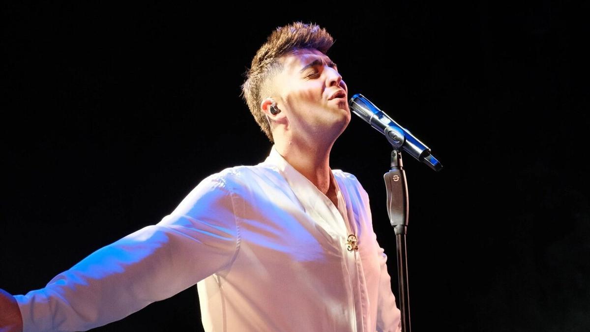 El cantante Juanjo Bona, que actúa este domingo 14 de diciembre en Baluarte.