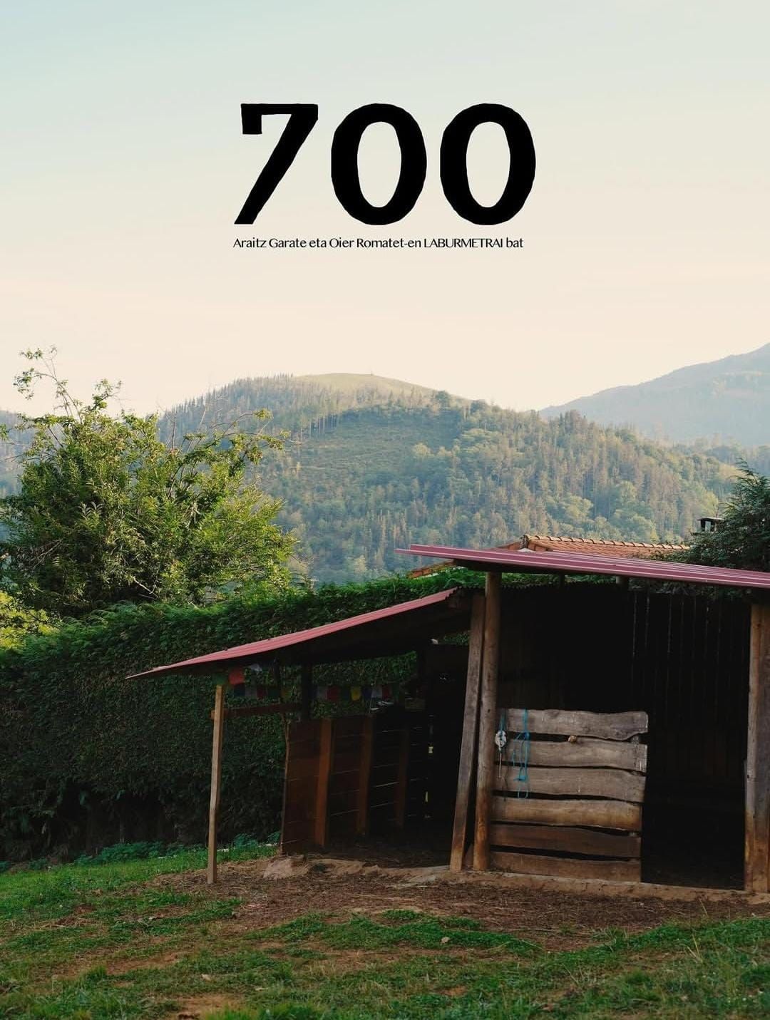 Cartel del cortometraje &#039;700&#039;.
