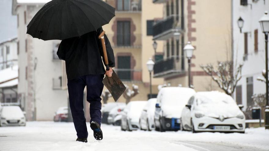 La cota de nieve asciende en Navarra tras registrarse una mínima de -16,3ºC en el Pirineo