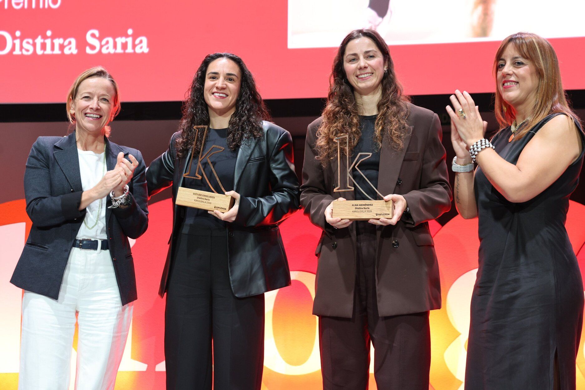 Fotos de los protagonistas de la 'Kirolgala' 2025