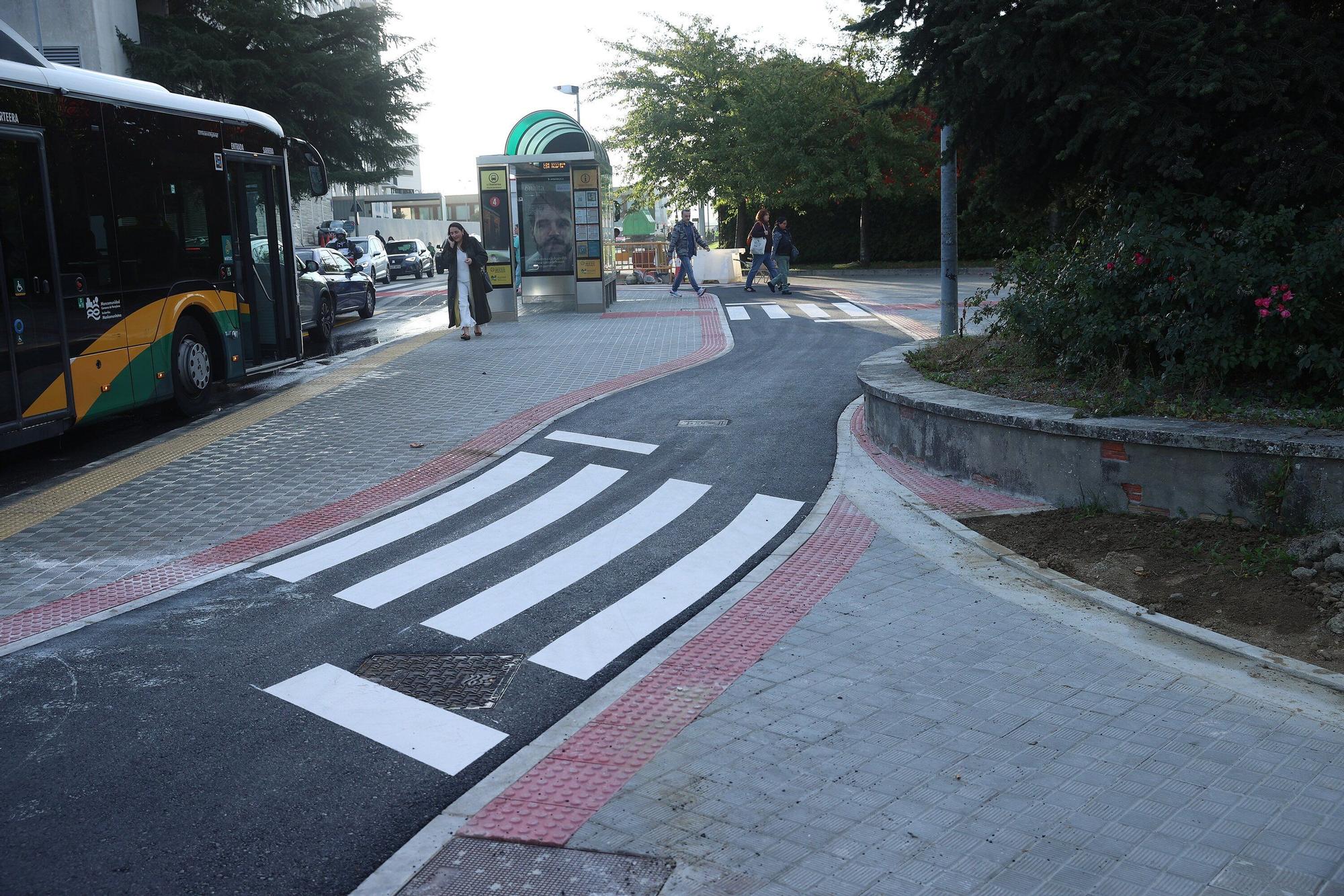Avanzan las obras del carril bici que unirá Pío XII y la avenida de Barañáin