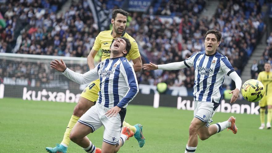 Sigue en directo el partido entre la Real Sociedad y el Villarreal