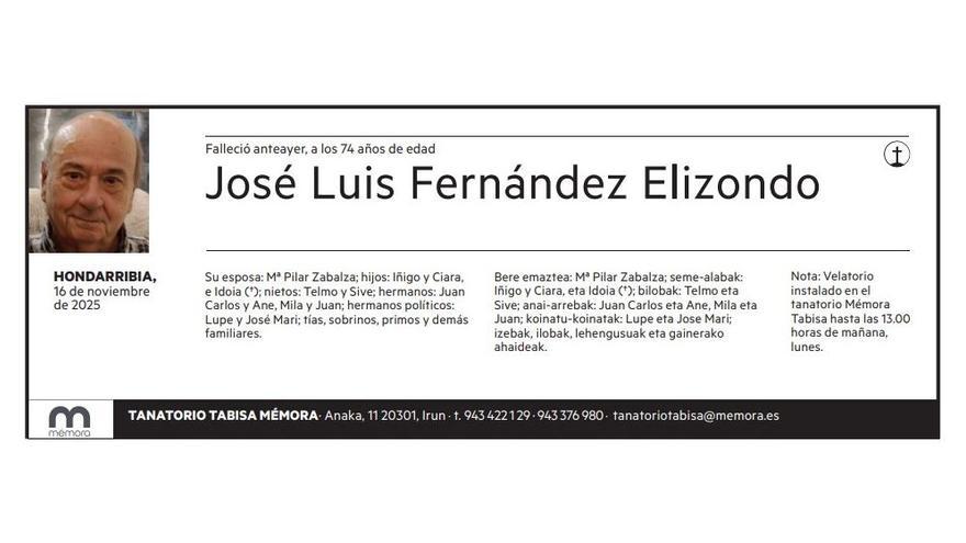 José Luis Fernández Elizondo