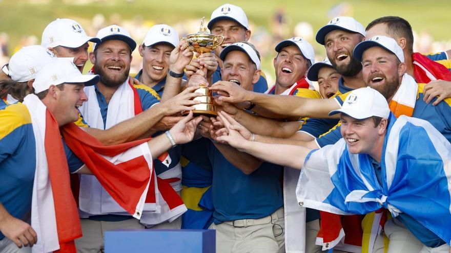 Europa recupera la Ryder Cup en un día emocionante