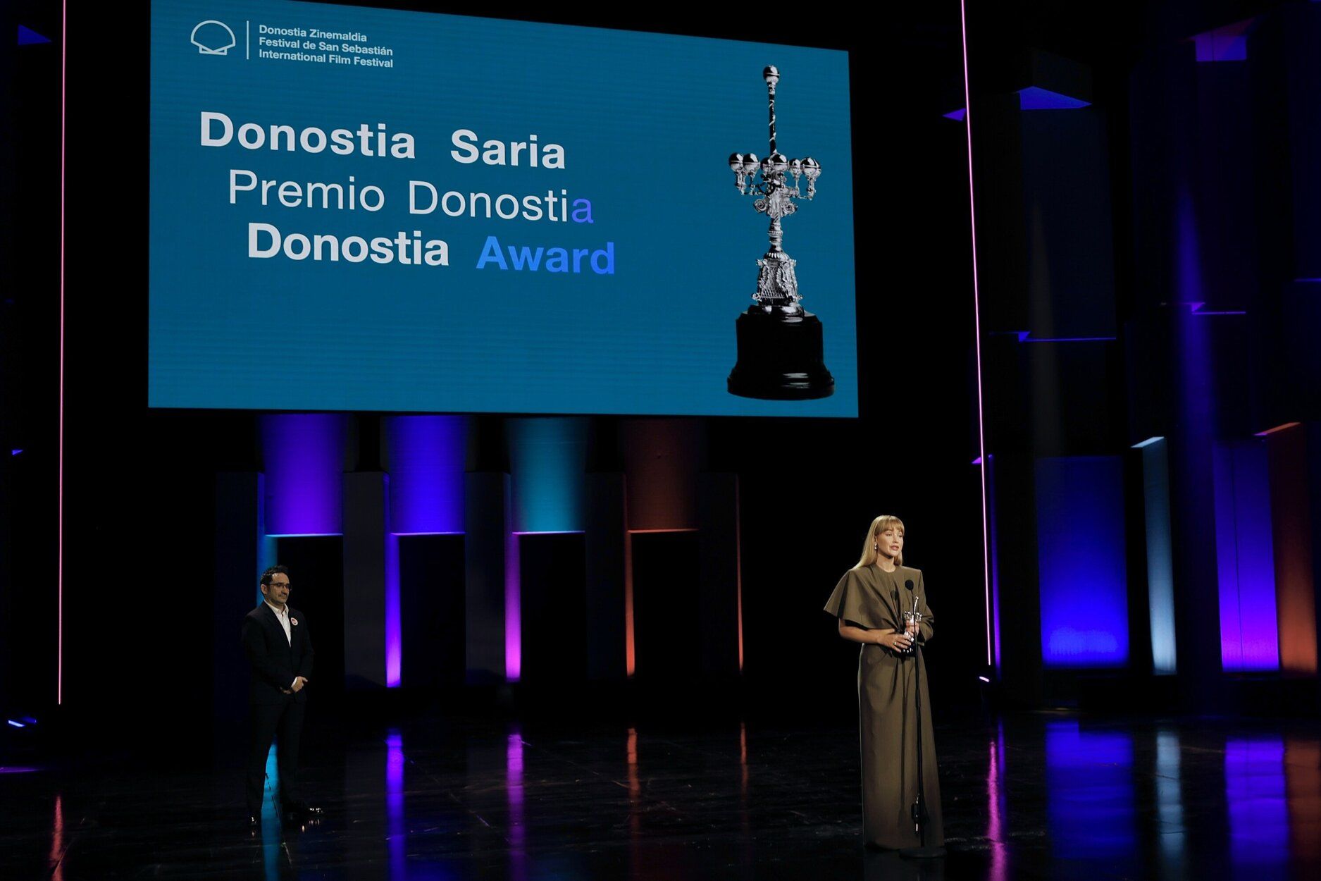 Jennifer Lawrence recibe el Premio Donostia