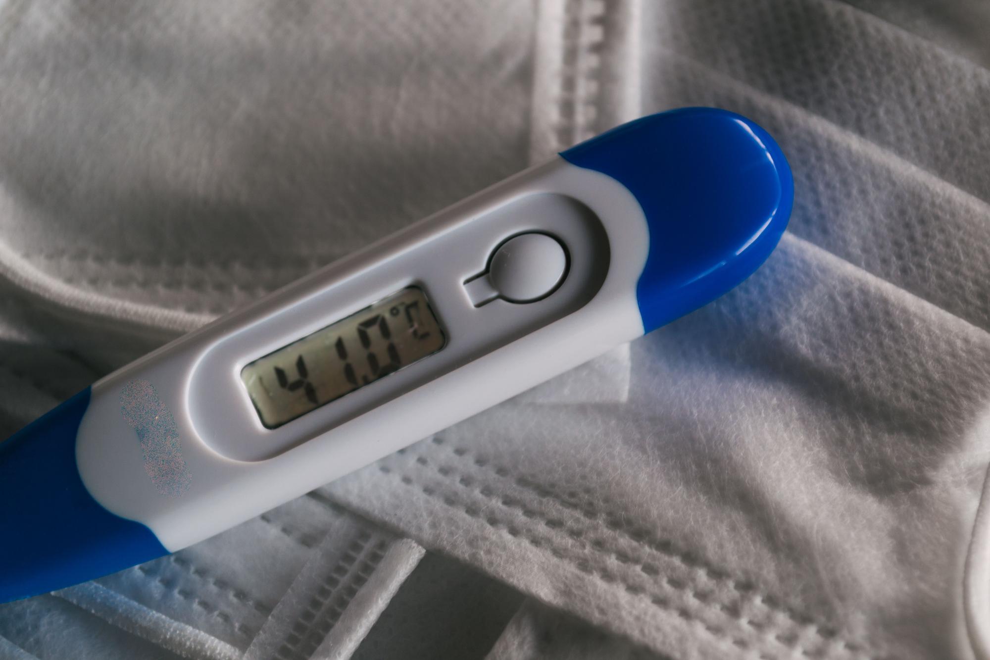 Termómetro marca 41ºC