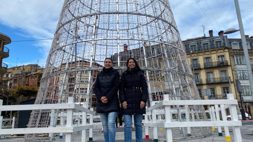Irun estrena este viernes el espectáculo de luz y música del gran árbol navideño