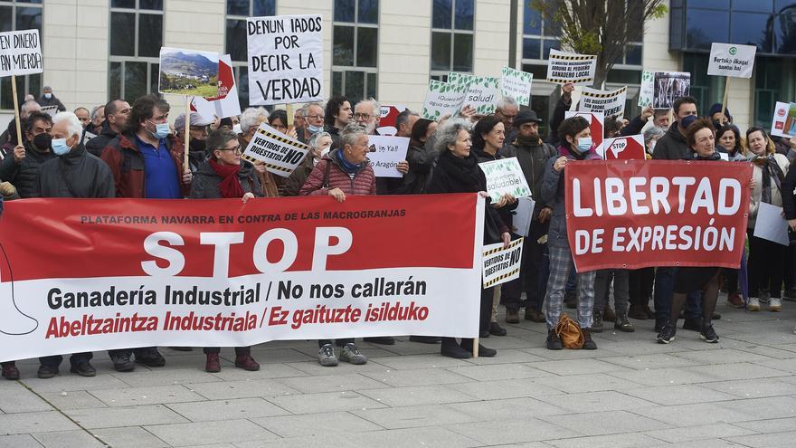 Juicio en Pamplona por la contaminación del río Aragón atribuida a la macrogranja de Caparroso