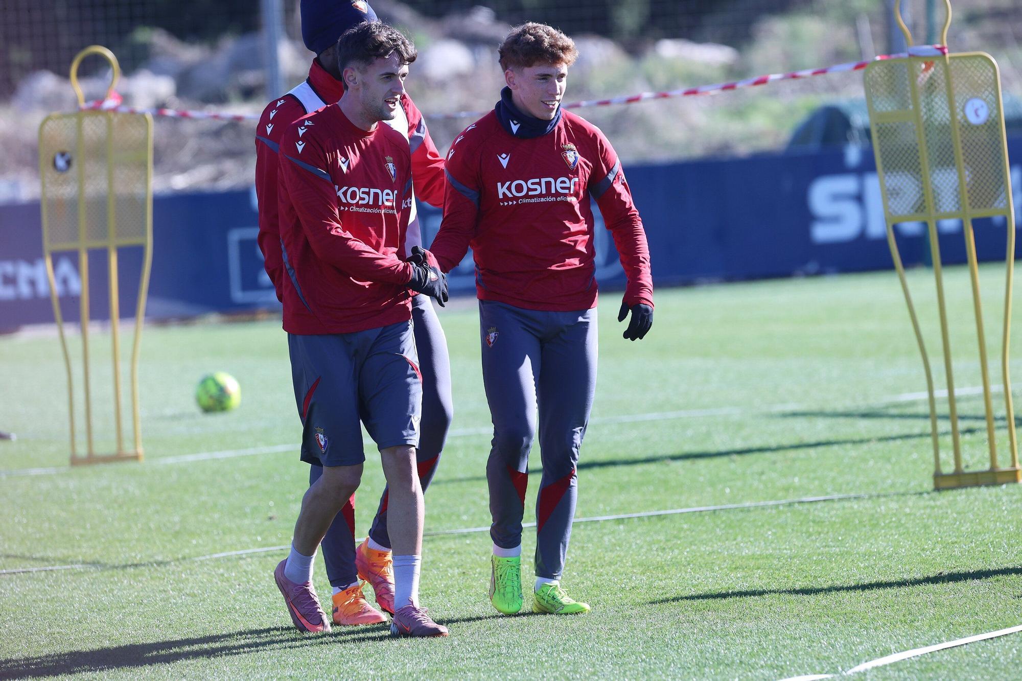 Fotos del entrenamiento de Osasuna de este jueves 27 de noviembre