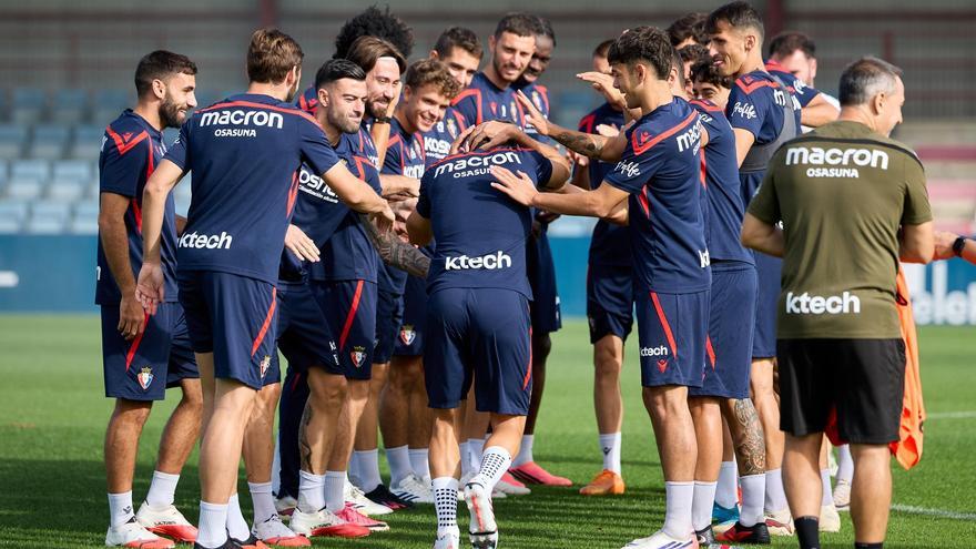 Entrenamiento en Tajonar previo al Alavés-Osasuna