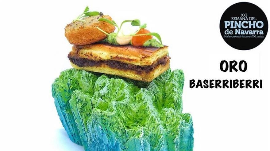 Los tres pinchos ganadores.