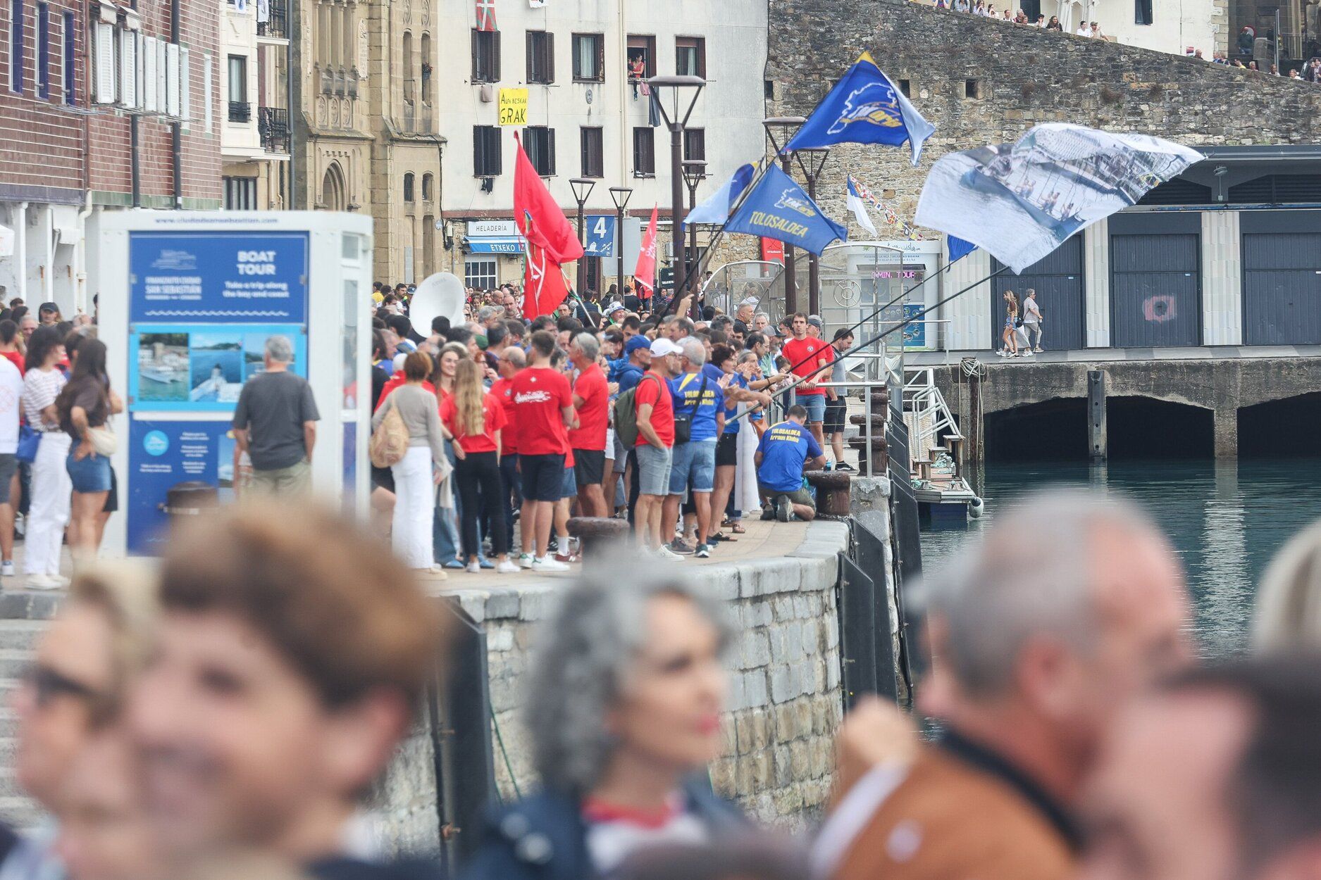 Gran ambiente en la segunda jornada de la Bandera de la Concha