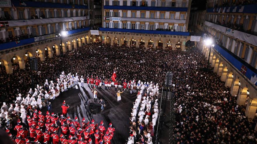 Locura en la Arriada con el himno de la Real Sociedad