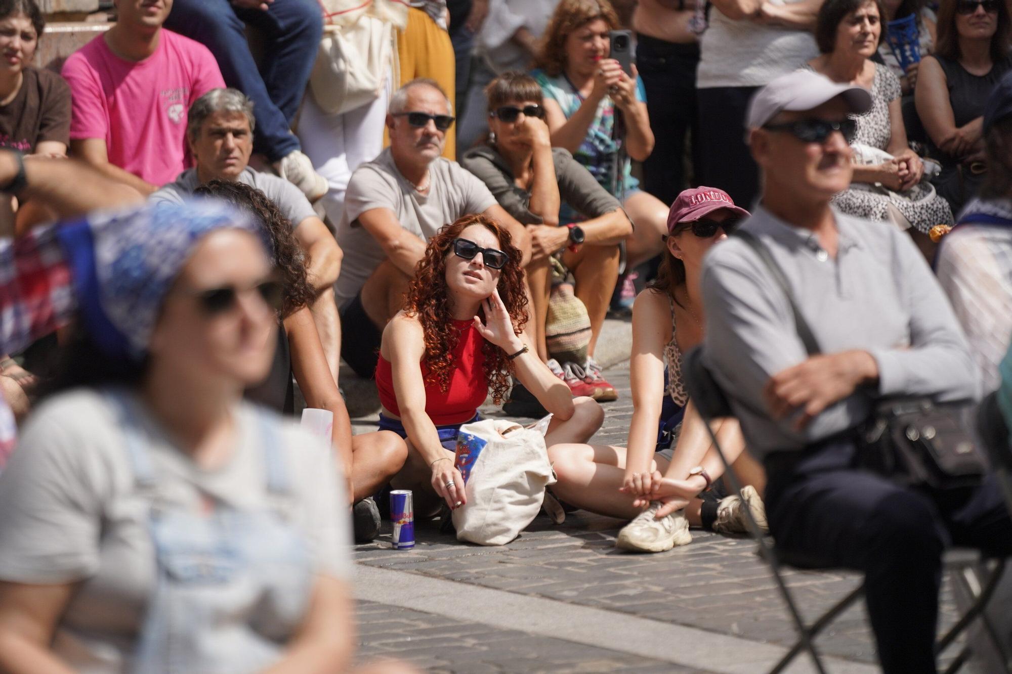 En imágenes: La penúltima sesión de bertsolaris en Aste Nagusia