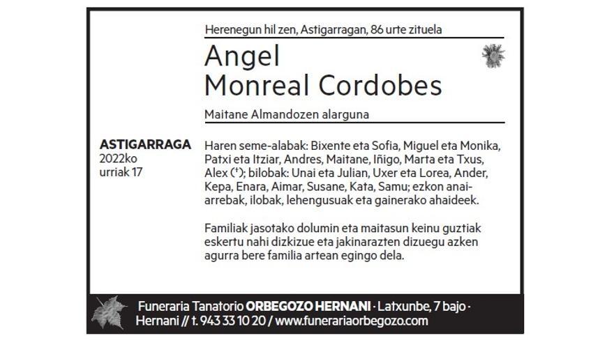 Angel Monreal Cordobes