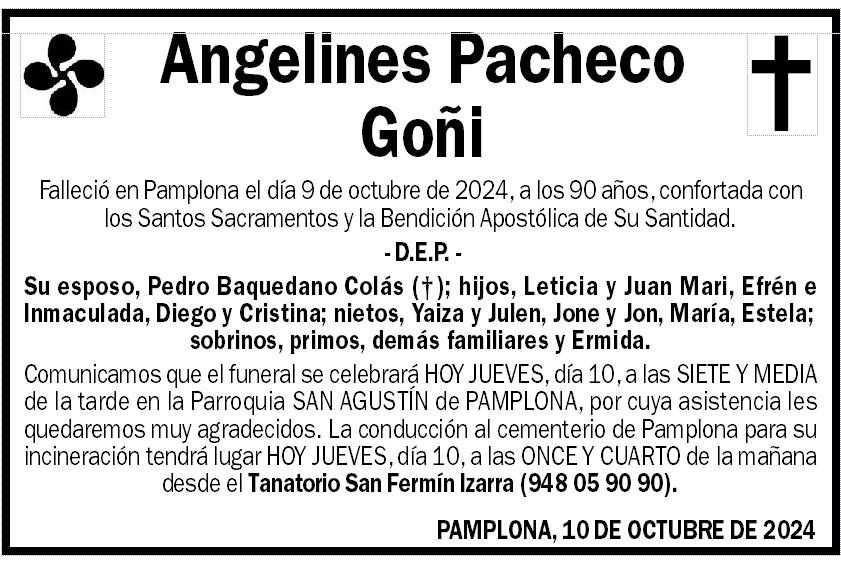 Angelines Pacheco Goñi