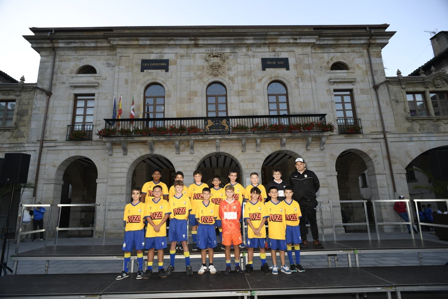 Presentación de los clubes deportivos de Urretxu y Zumarraga