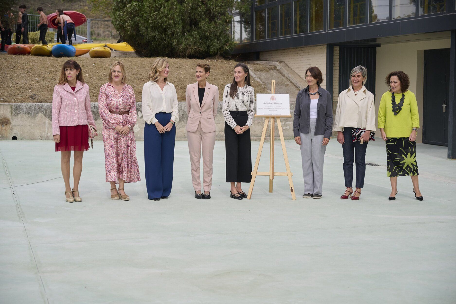 Fotos de la visita de la reina Letizia al CIP FP Lumbier IIP