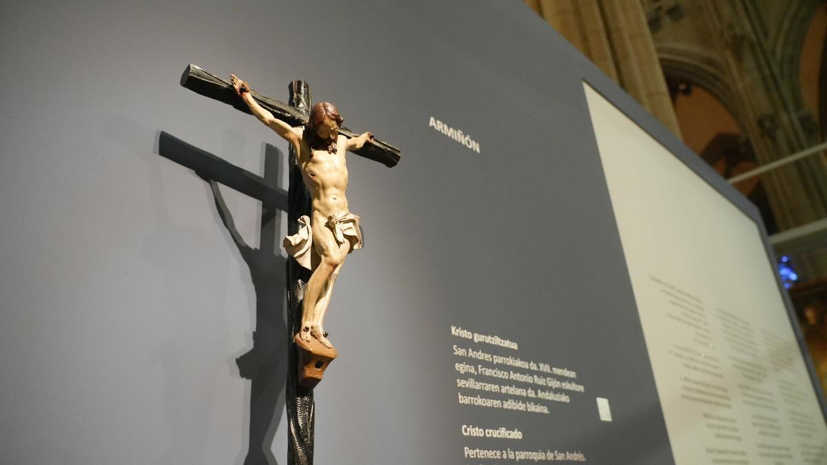 El Museo de Arte Sacro de Vitoria acoge una exposición dedicada al Cristo de Armiñón