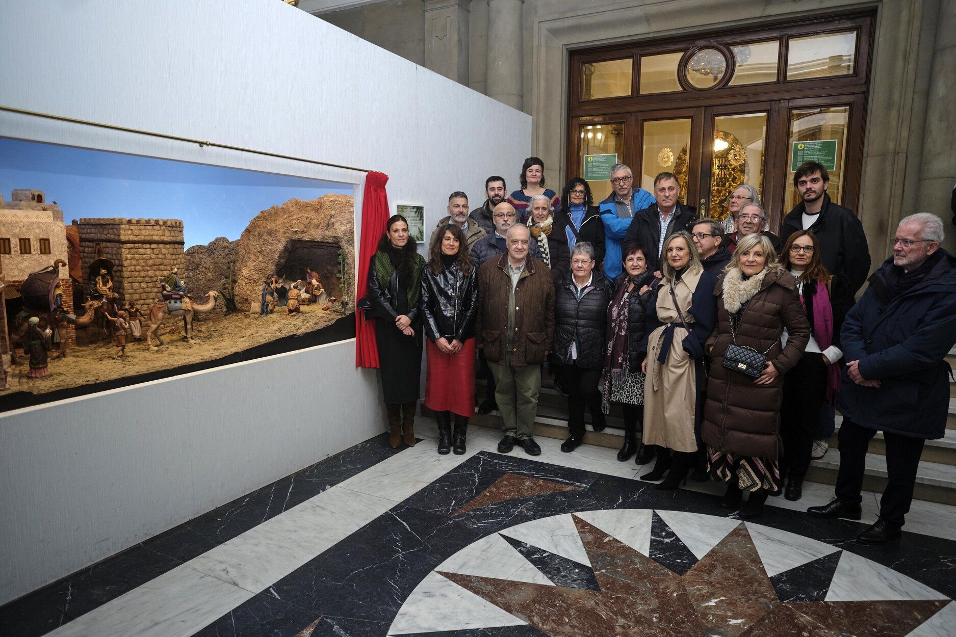 Imagenes del encendido de luces de navidad en Pamplona
