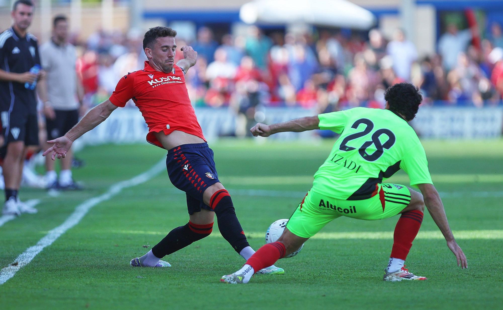 Osasuna logra en Tafalla su primer triunfo de pretemporada