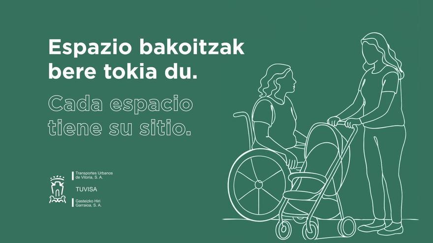 Tuvisak garraio publikoan bizikidetza indartzeko komunikazio kanpaina abiatu du Gasteizen