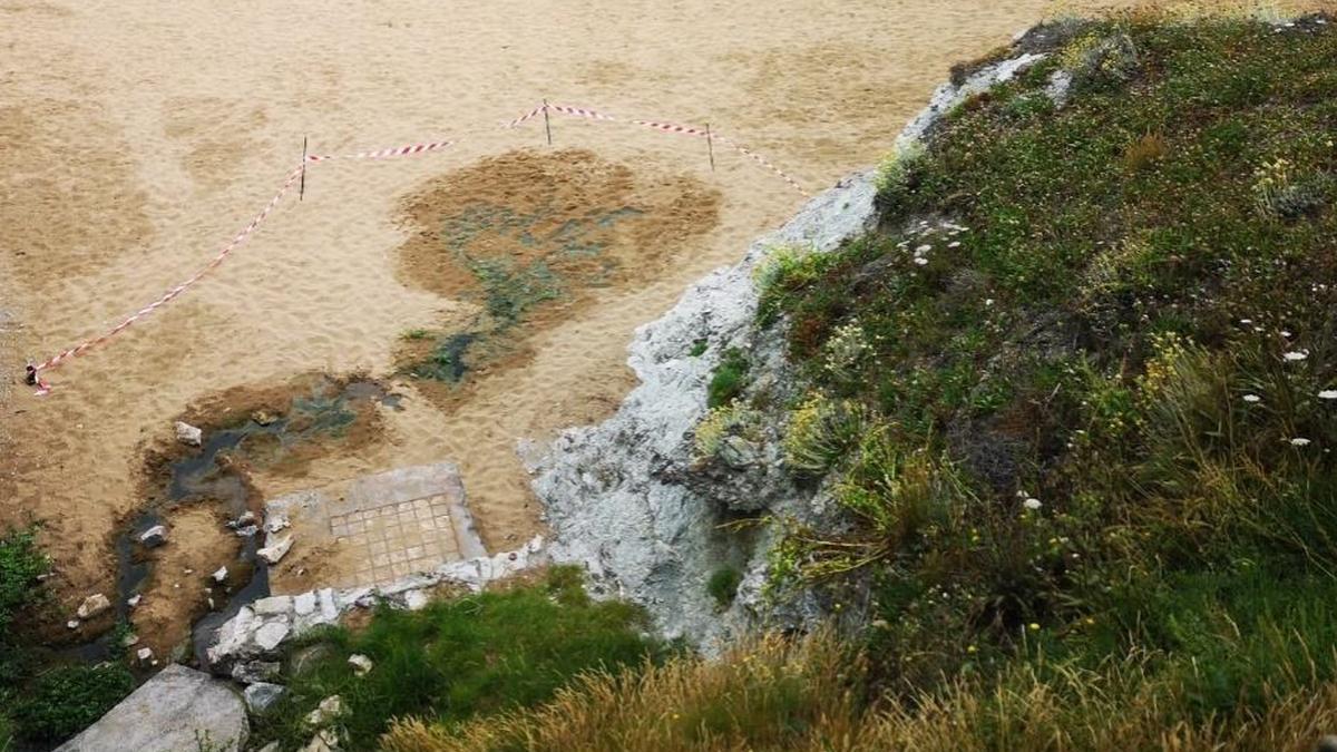 Zona del vertido.