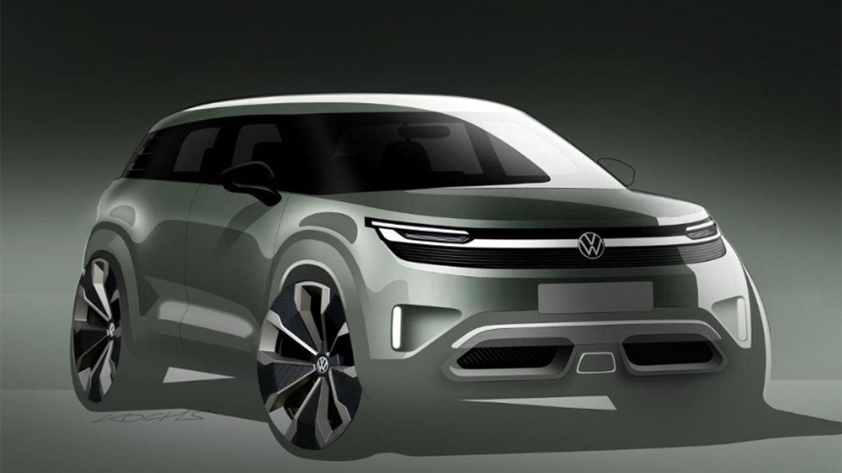 Boceto del eléctrico que va a fabricar VW Navarra.