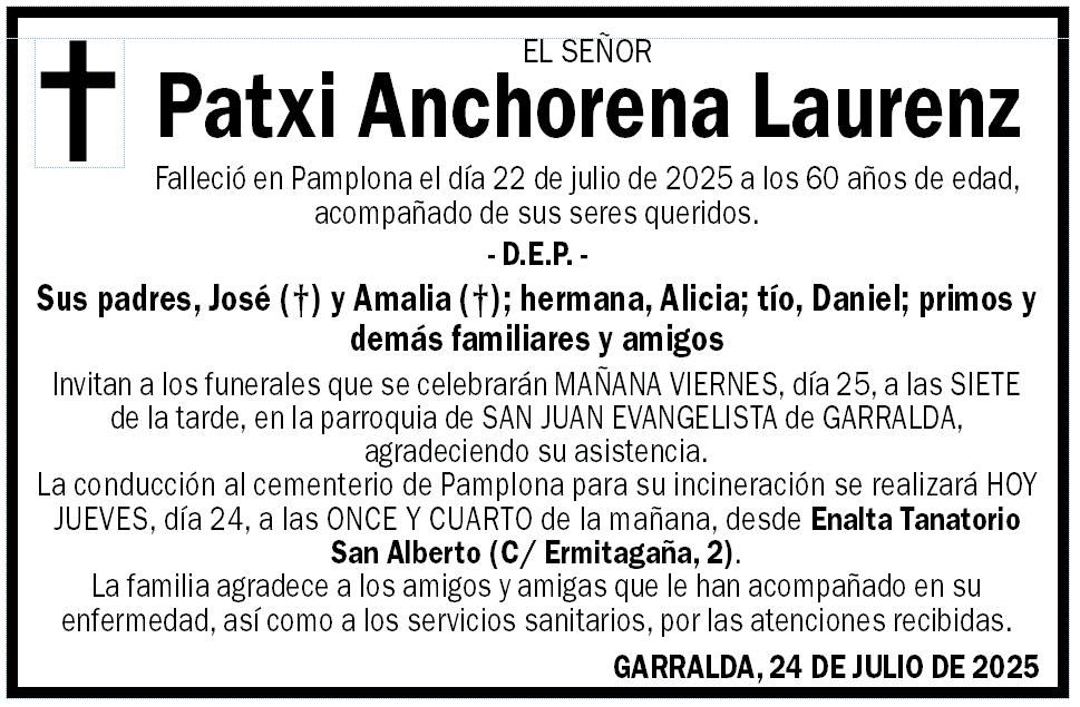 Patxi Anchorena Laurenz