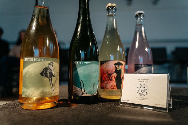 Sidras y kombuchas de Zideranut.