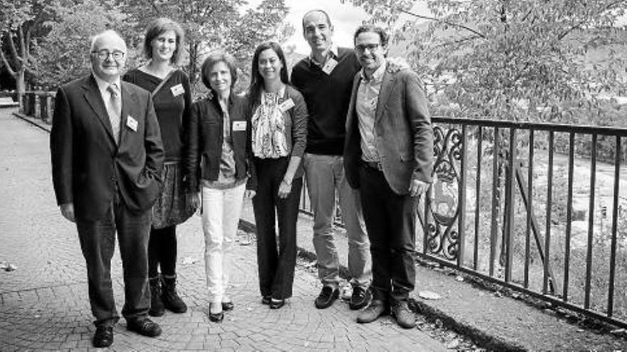 De i a d: J. Arteaga, C. Purroy, N. García, F. Slon, J. Manrique, J.Mª. Mora.