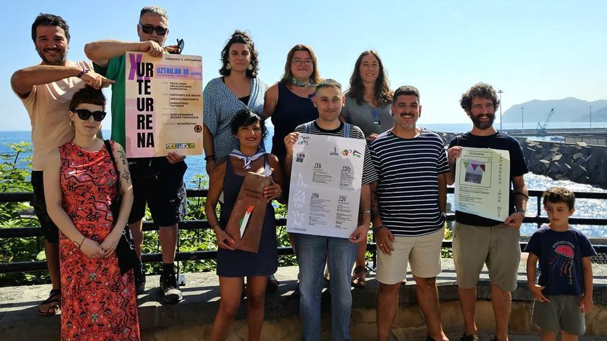 Bermeo suma un gesto de apoyo a Palestina en las fiestas de la Madalena