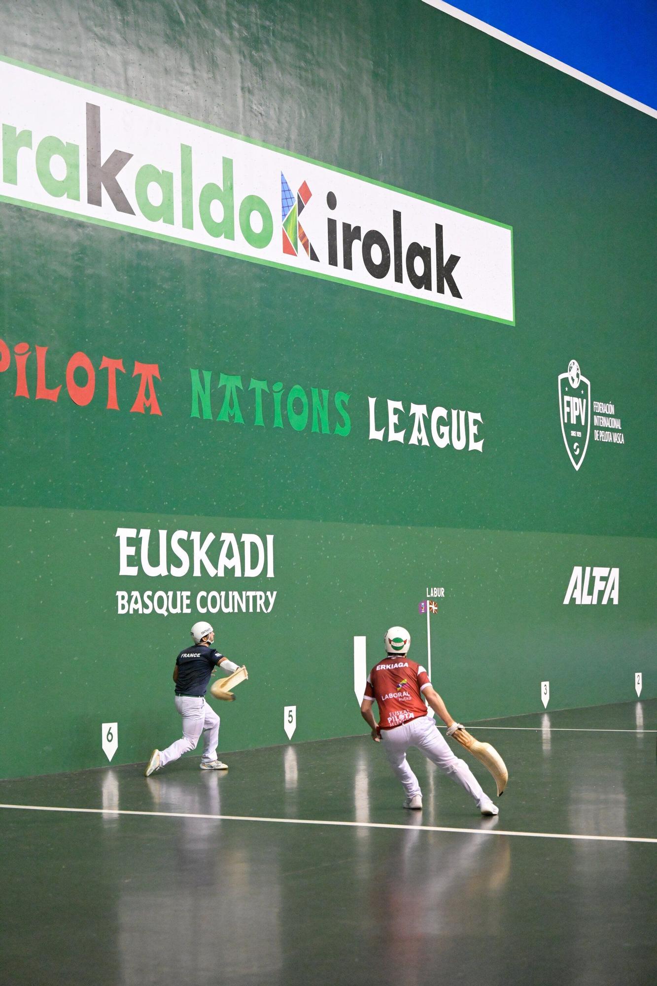 Aritz Erkiaga vence a Olharan en la Liga de Naciones de 36 metros.