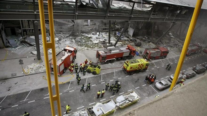 Atentado en la T4 de Barajas
