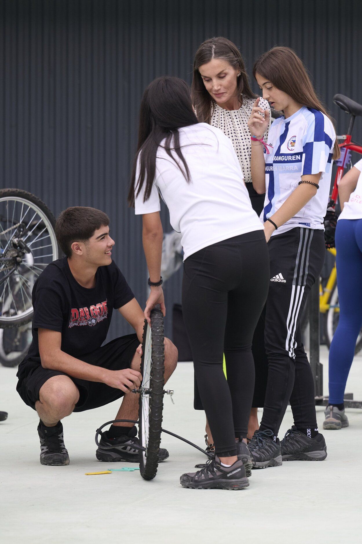 Fotos de la visita de la reina Letizia al CIP FP Lumbier IIP