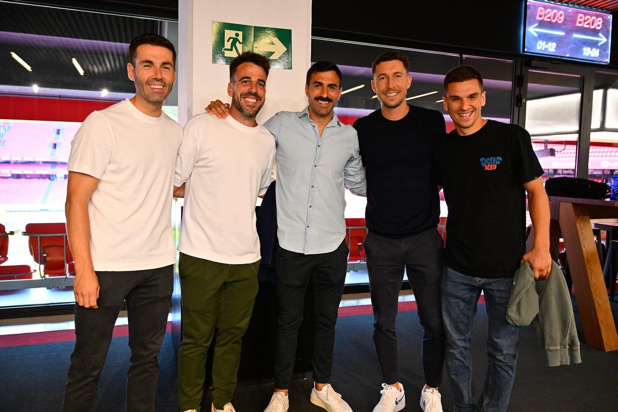 Markel Susaeta, Beñat Etxebarria, Mikel Balenziaga, Oscar de Marcos e Iñigo Ruiz de Galarreta.