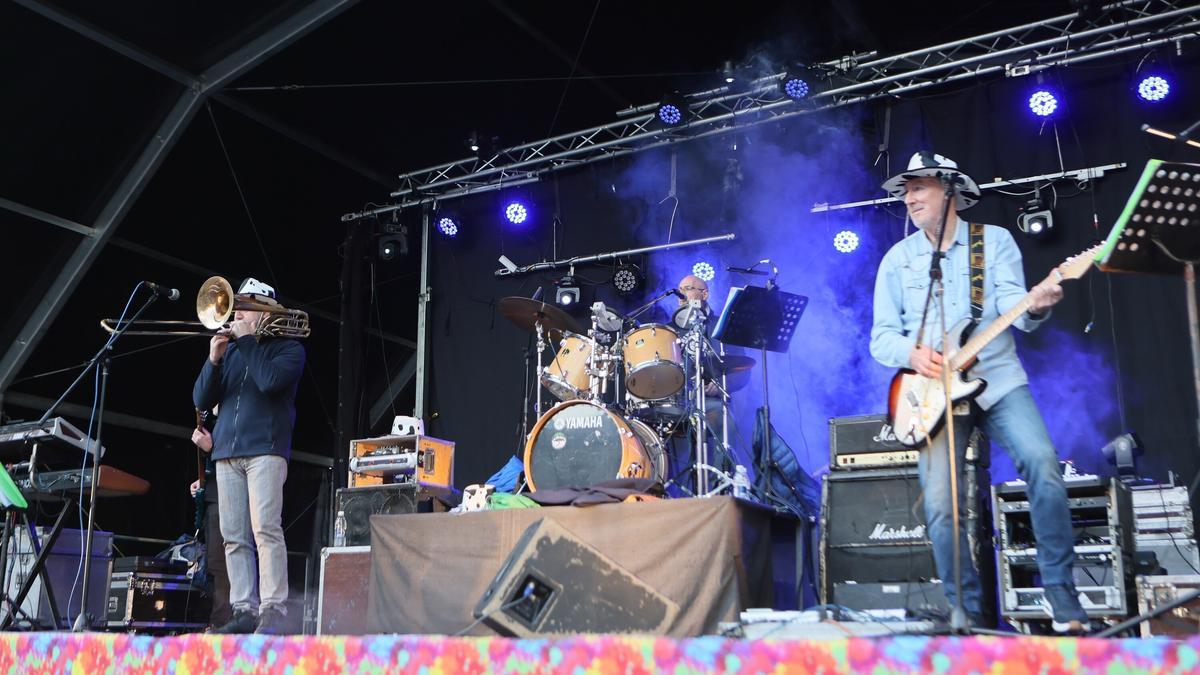 Imagen de archivo de un concierto de Joselu Anayak en la plaza Nueva de Gasteiz