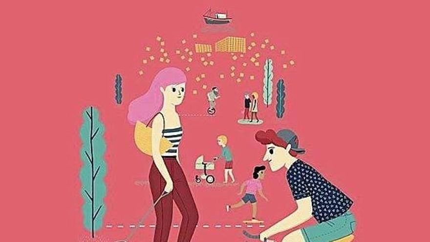 Tres carteles hacen una llamada a la convivencia en Donostia