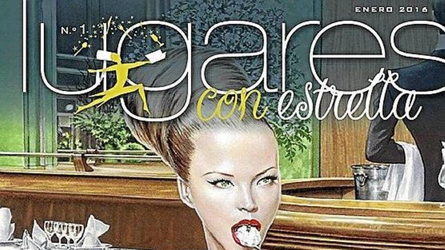 La portada del primer número de la revista ‘Lugares con estrella’.