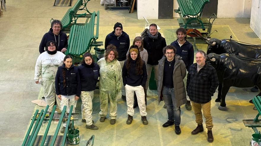 Pamplona emplea a 10 personas con enfermedad mental para acometer obras y servicios