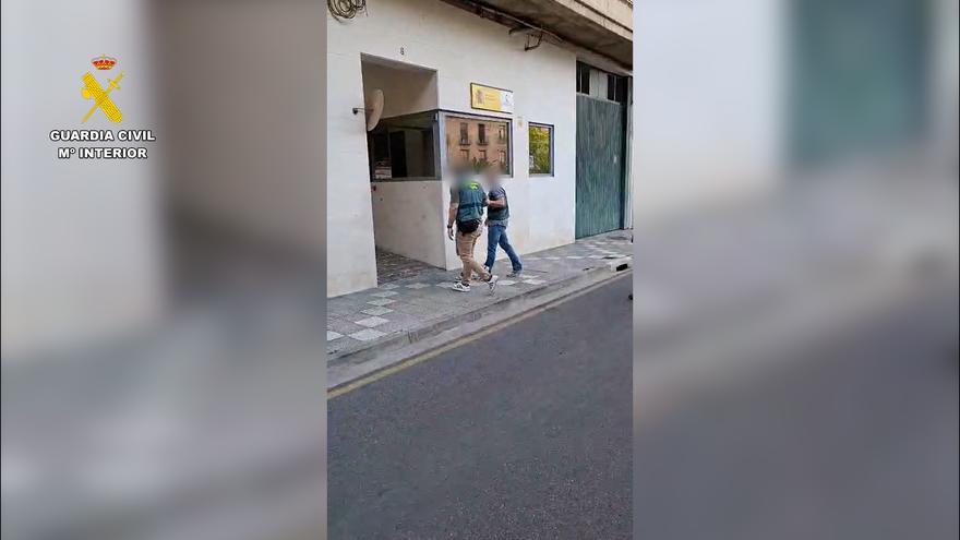 Detenido un vecino de Ribaforada por robo de cable tras accidentarse en la huida