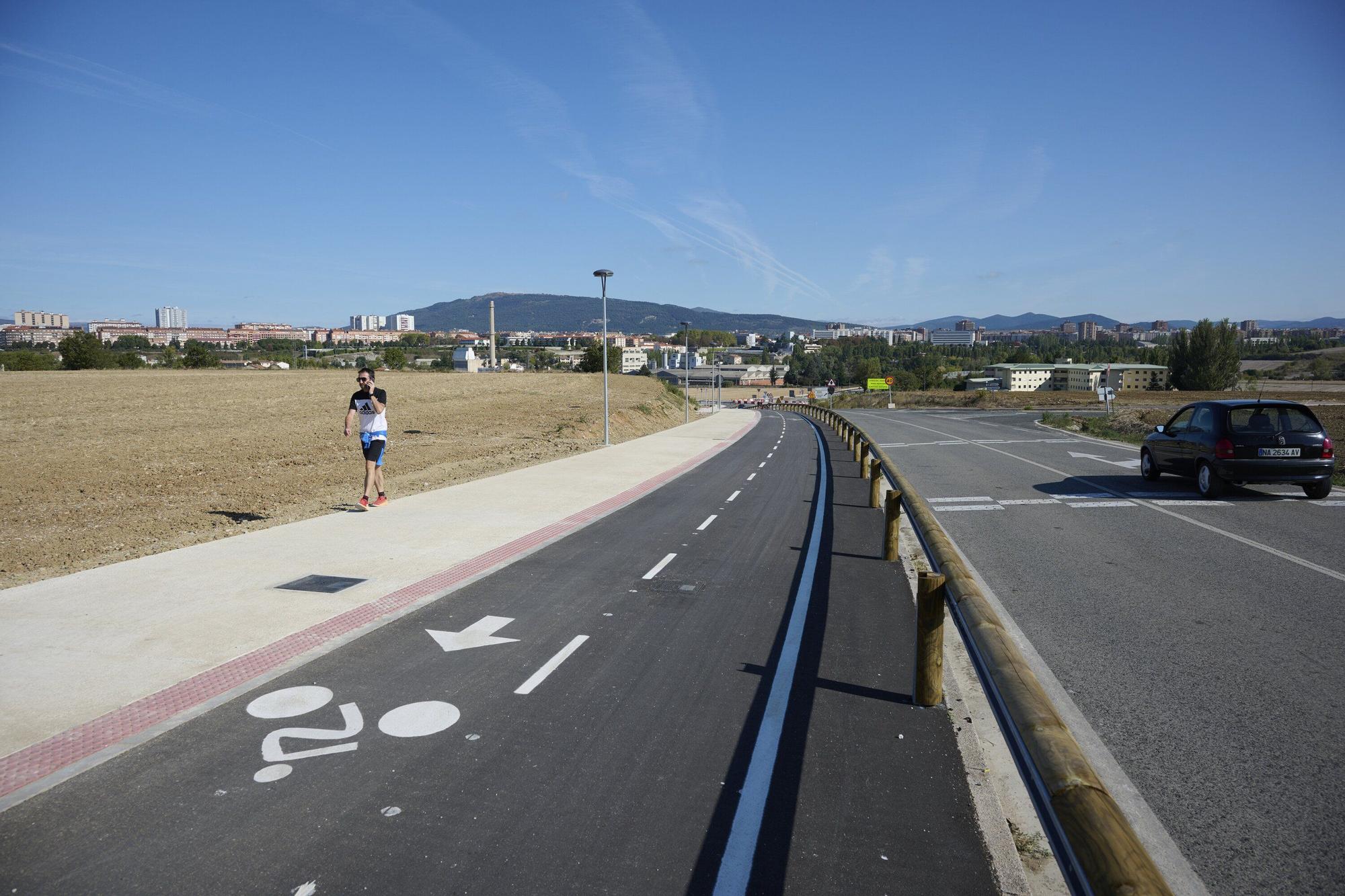 Fotos de la visita al carril bici entre Pamplona y Cizur Menor por el Camino de Santiago