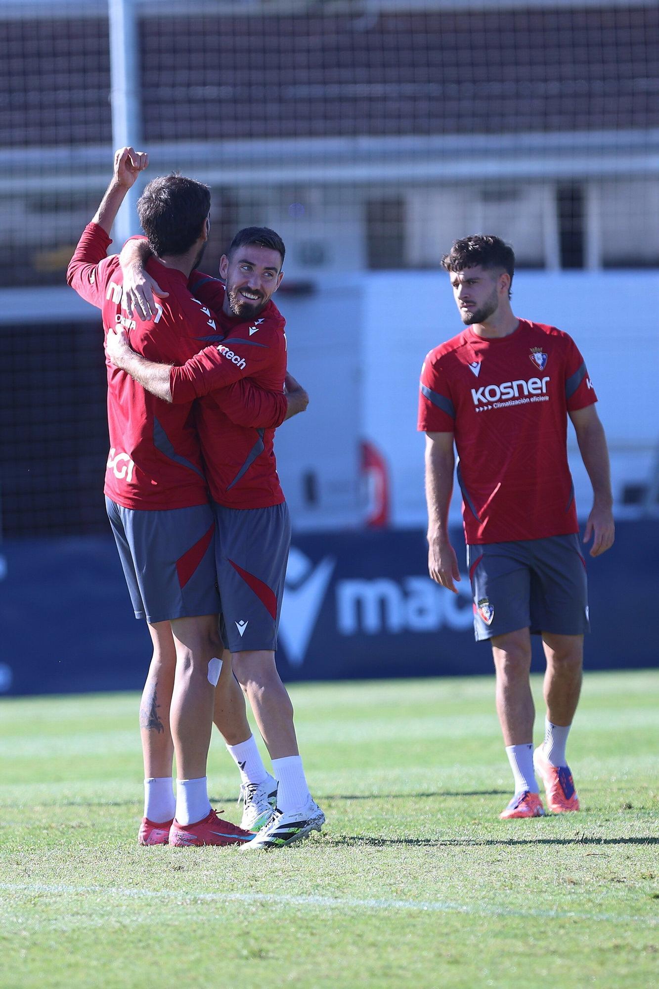 Fotos del entrenamiento de Osasuna (miércoles 8 de octubre de 2025)