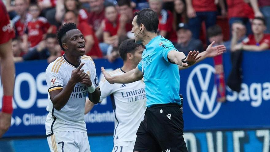 El Real Madrid denuncia al árbitro de El Sadar