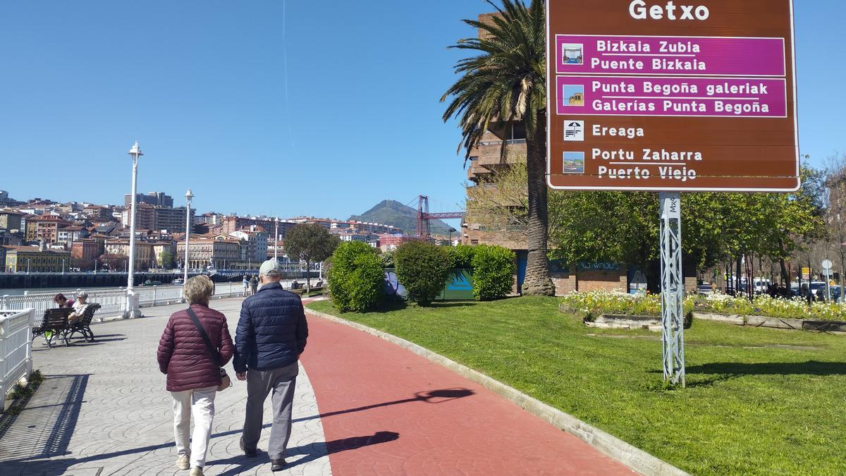 Uno de los puntos de Getxo que recibe numerosos paseos.