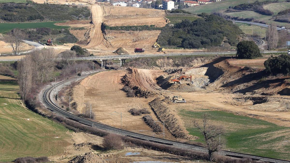 Imagen de las obras del TAV.