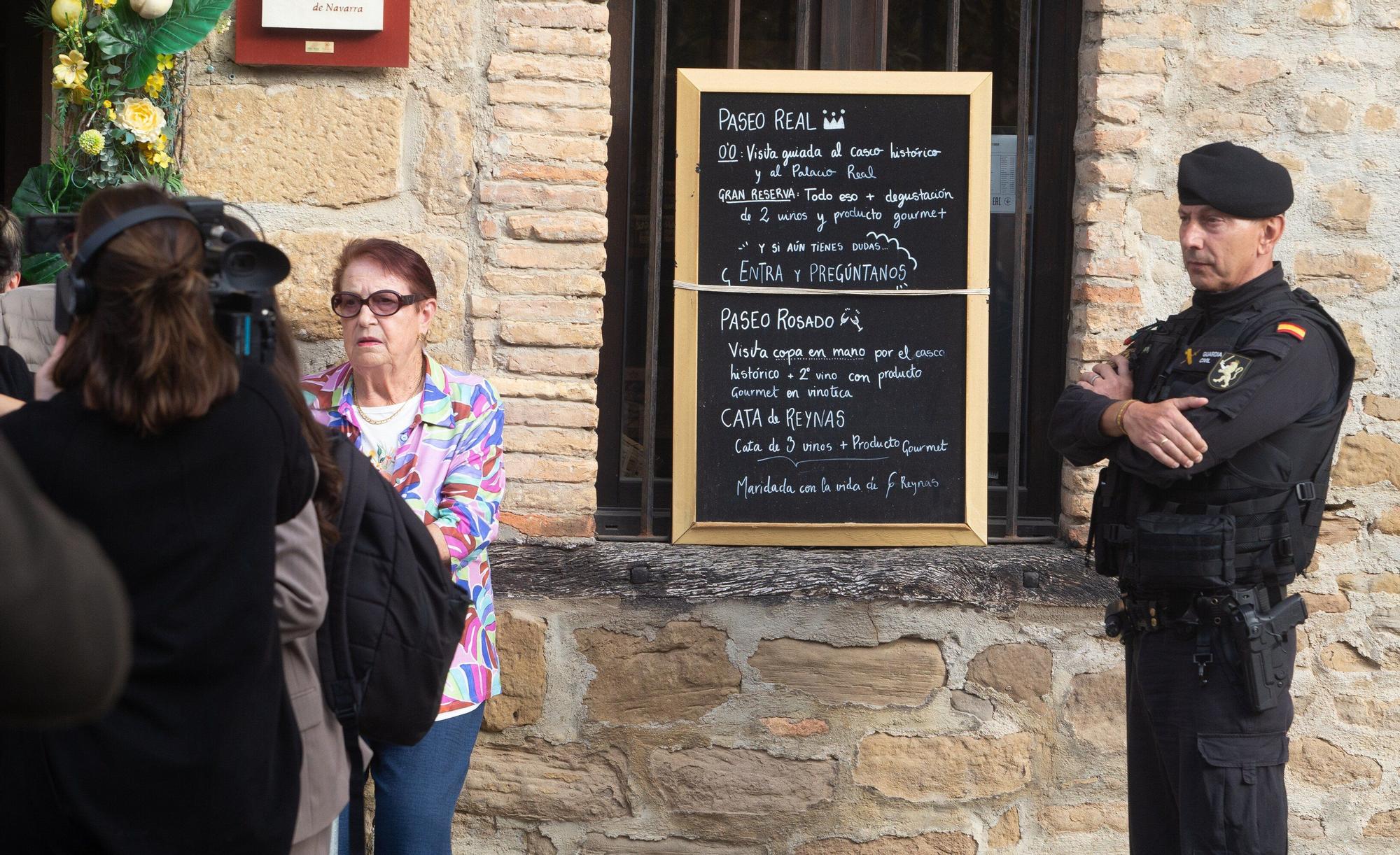 Fotos de la visita de los Reyes a Olite y Tudela